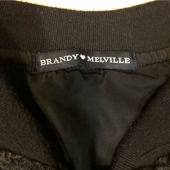 Brandy Melville Jennifer Sherpa Jacket in Black - Picture 11 of 12